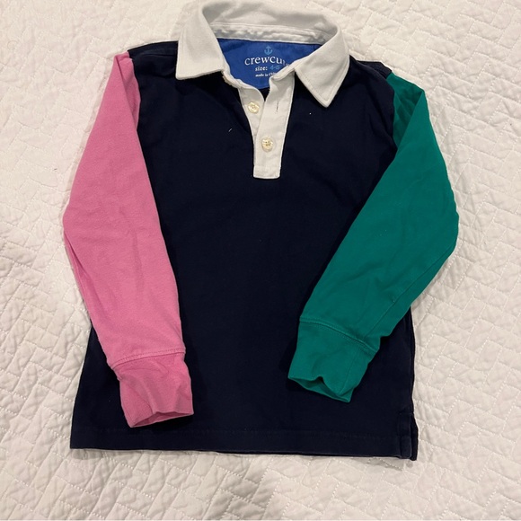 Boys Crewcuts Long Sleeve Polo - Picture 1 of 4